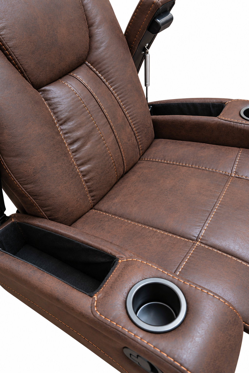 Ozias Brown Glider Recliner - Additional View 2