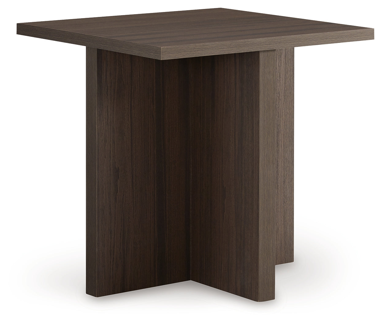 Ashley Furniture - ZENDEX 2 PIECE OCCASIONAL TABLE SET - Dark Brown Wood - Tables - Additional View 3
