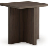 Ashley Furniture - ZENDEX 2 PIECE OCCASIONAL TABLE SET - Dark Brown Wood - Tables - Additional View 3