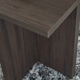 Ashley Furniture - ZENDEX 2 PIECE OCCASIONAL TABLE SET - Dark Brown Wood - Tables - Additional View 9