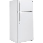GE WHITE 17.5CU TOP FREEZER REFRIGERATOR - Refrigerators - Additional View 2