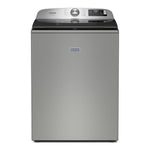 Whirlpool - MAYTAG SILVER 5.2CU TOP LOAD PET PRO WASHER - Pearl Silver Steel - Washers