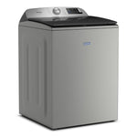 Whirlpool - MAYTAG SILVER 5.2CU TOP LOAD PET PRO WASHER - Pearl Silver Steel - Washers - Additional View 2