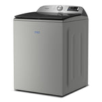 Whirlpool - MAYTAG SILVER 5.2CU TOP LOAD PET PRO WASHER - Pearl Silver Steel - Washers - Additional View 6