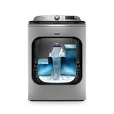 Whirlpool - MAYTAG SILVER 5.2CU TOP LOAD PET PRO WASHER - Pearl Silver Steel - Washers - Additional View 8