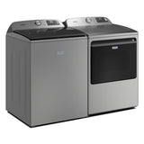 Whirlpool - MAYTAG SILVER 5.2CU TOP LOAD PET PRO WASHER - Pearl Silver Steel - Washers - Additional View 13