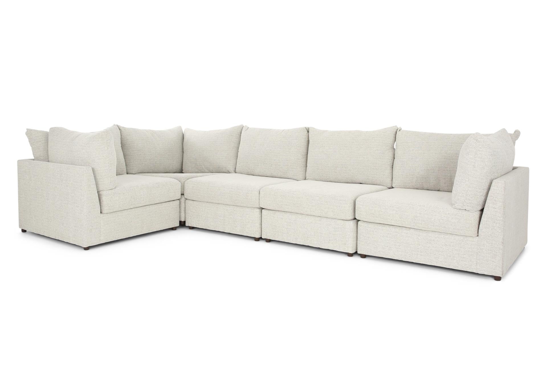 JAMESON ECRU 5 PIECE SECTIONAL