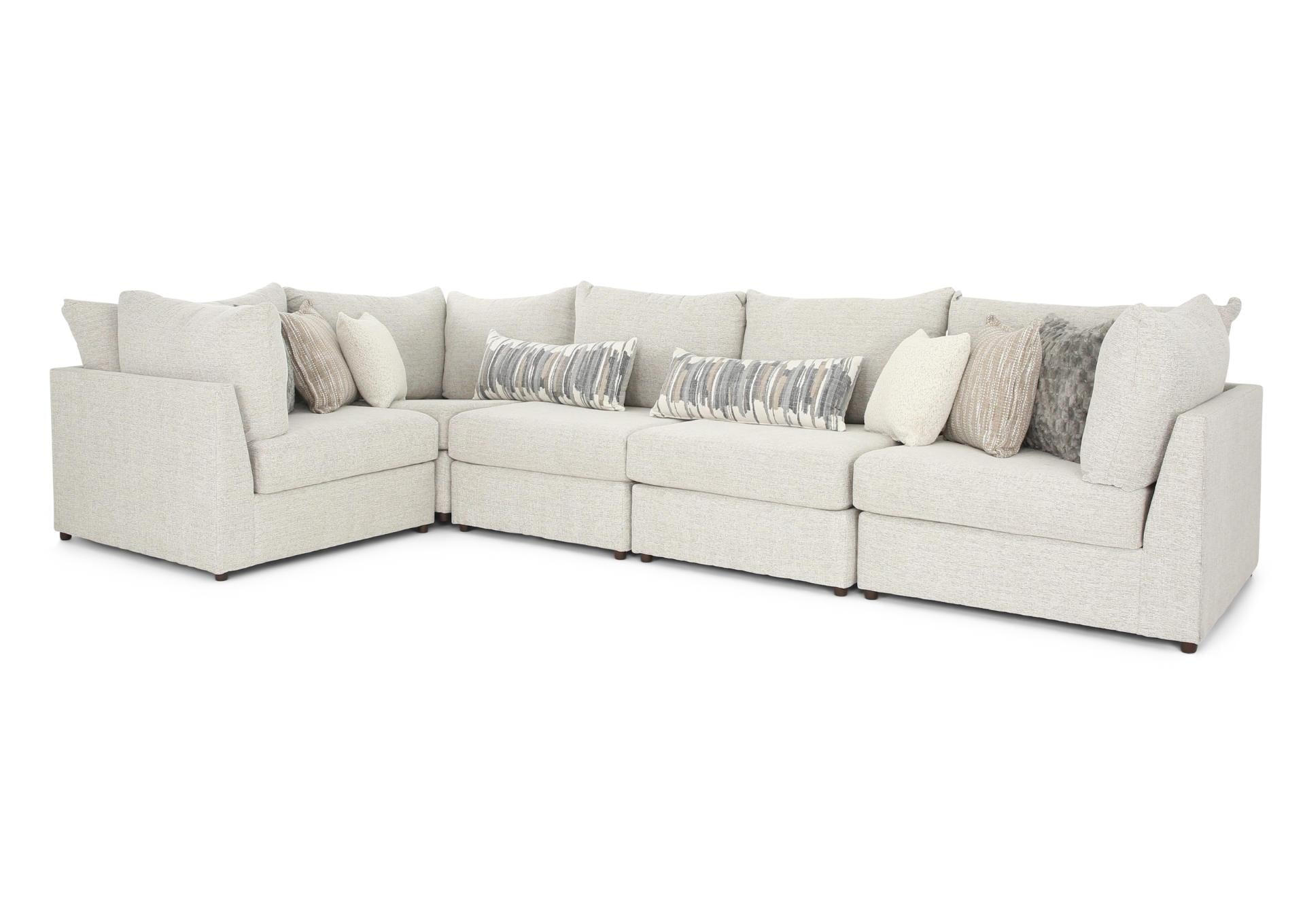JAMESON ECRU 5 PIECE SECTIONAL - Additional View 1