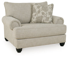 Ashley Furniture - ASANTI FOG OVERSIZED CHAIR - Pearl Silver Fabric - Chairs