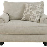 Ashley Furniture - ASANTI FOG OVERSIZED CHAIR - Pearl Silver Fabric - Chairs - Additional View 2