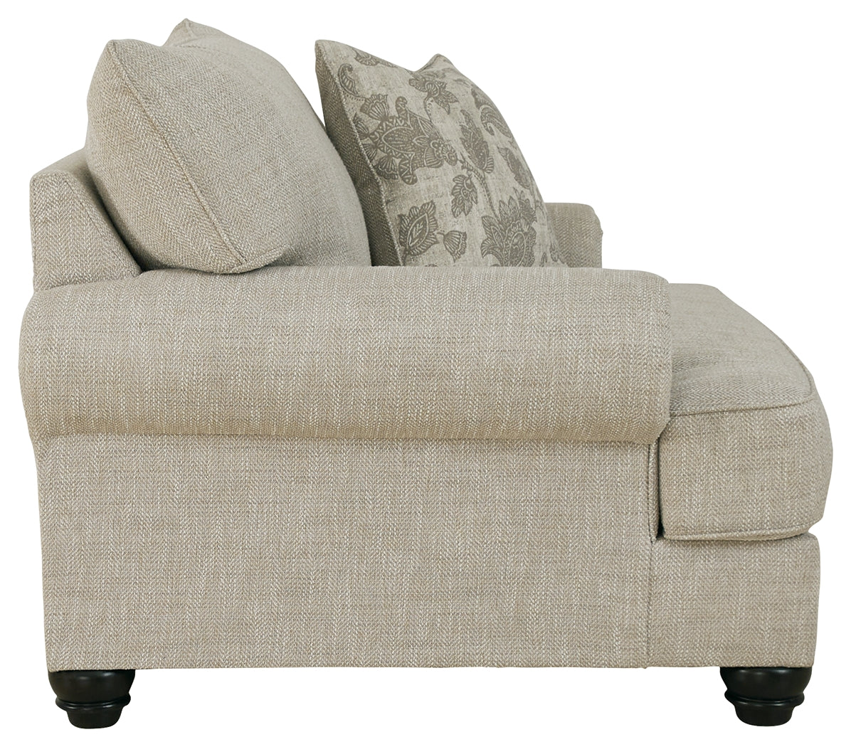Ashley Furniture - ASANTI FOG OVERSIZED CHAIR - Pearl Silver Fabric - Chairs - Additional View 3