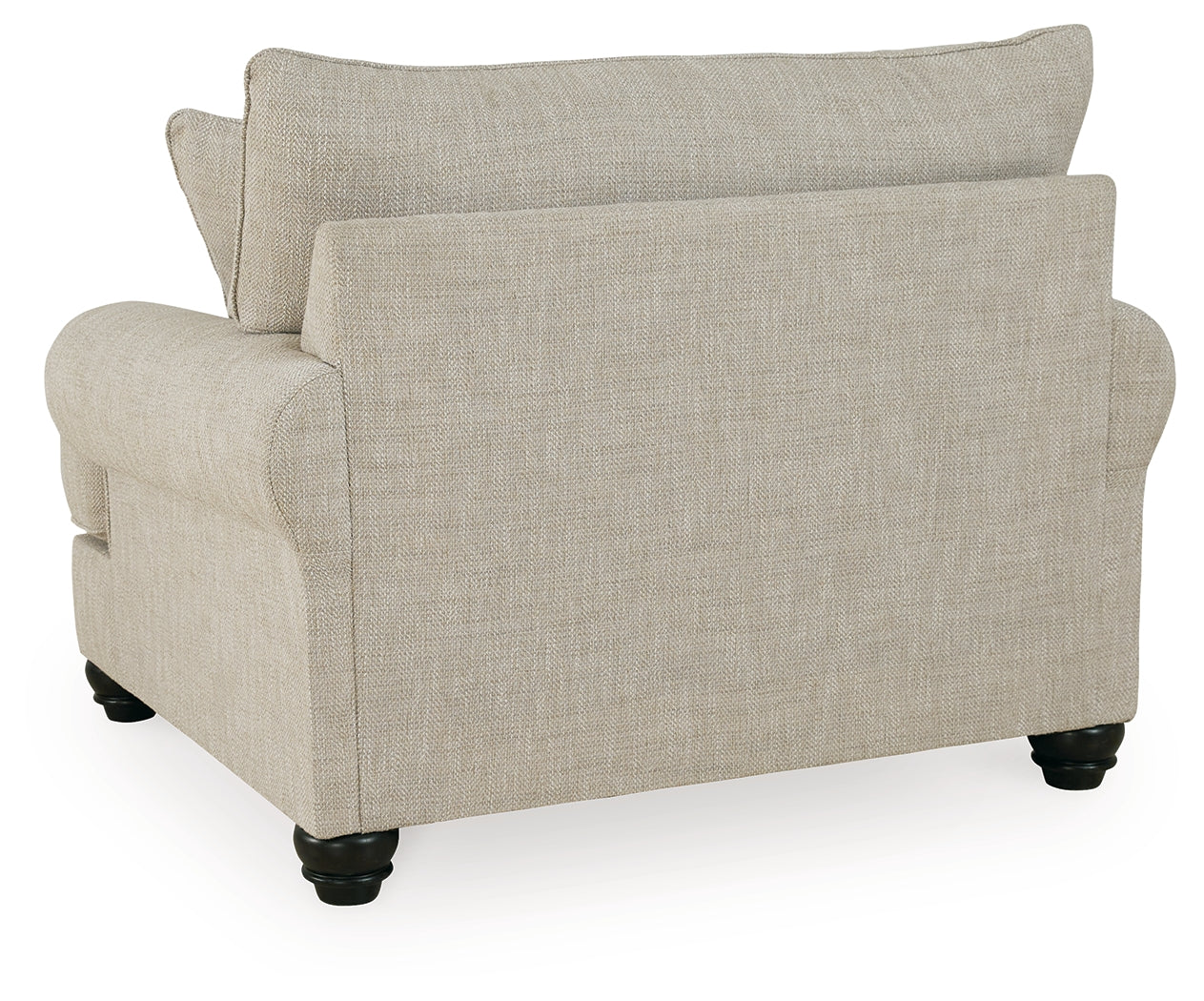 Ashley Furniture - ASANTI FOG OVERSIZED CHAIR - Pearl Silver Fabric - Chairs - Additional View 4