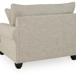 Ashley Furniture - ASANTI FOG OVERSIZED CHAIR - Pearl Silver Fabric - Chairs - Additional View 4