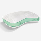 Bedgear - Level Transition 2.0 Back Sleeper Pillow - White|Green Fabric - Pillows