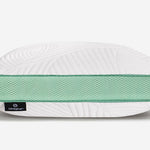 Bedgear - Level Transition 2.0 Back Sleeper Pillow - White|Green Fabric - Pillows - Additional View 2
