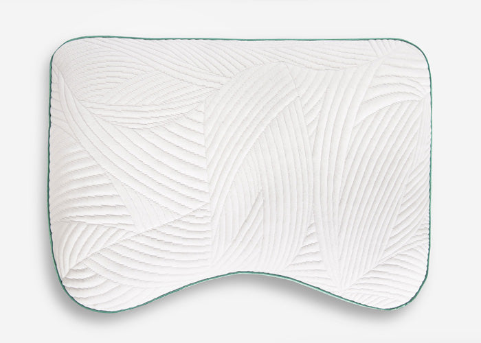 Bedgear - Level Transition 2.0 Back Sleeper Pillow - White|Green Fabric - Pillows - Additional View 3