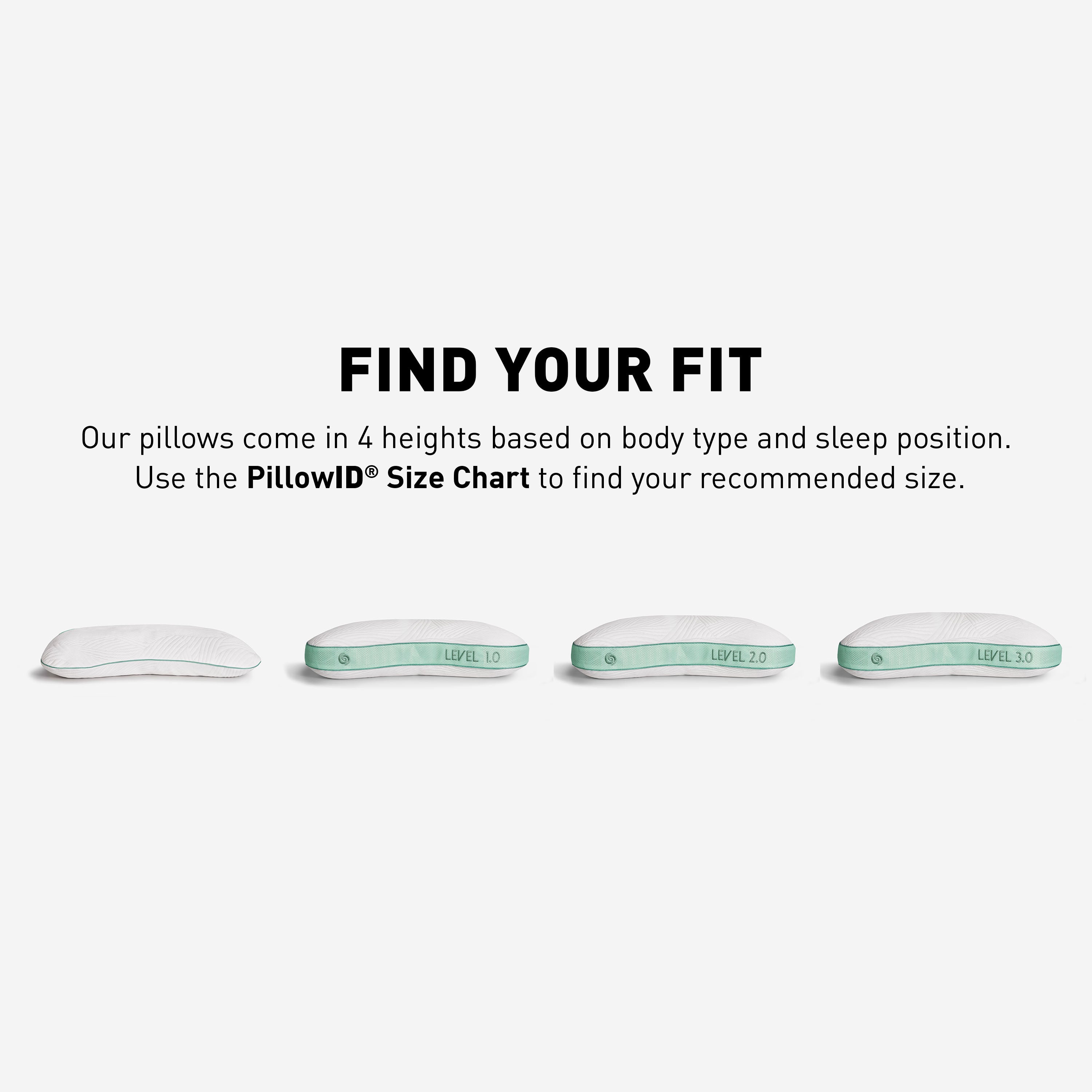 Bedgear - Level Transition 2.0 Back Sleeper Pillow - White|Green Fabric - Pillows - Additional View 5