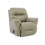 Bodie Top Grain Leather Recliner - Grey - Additional View 1