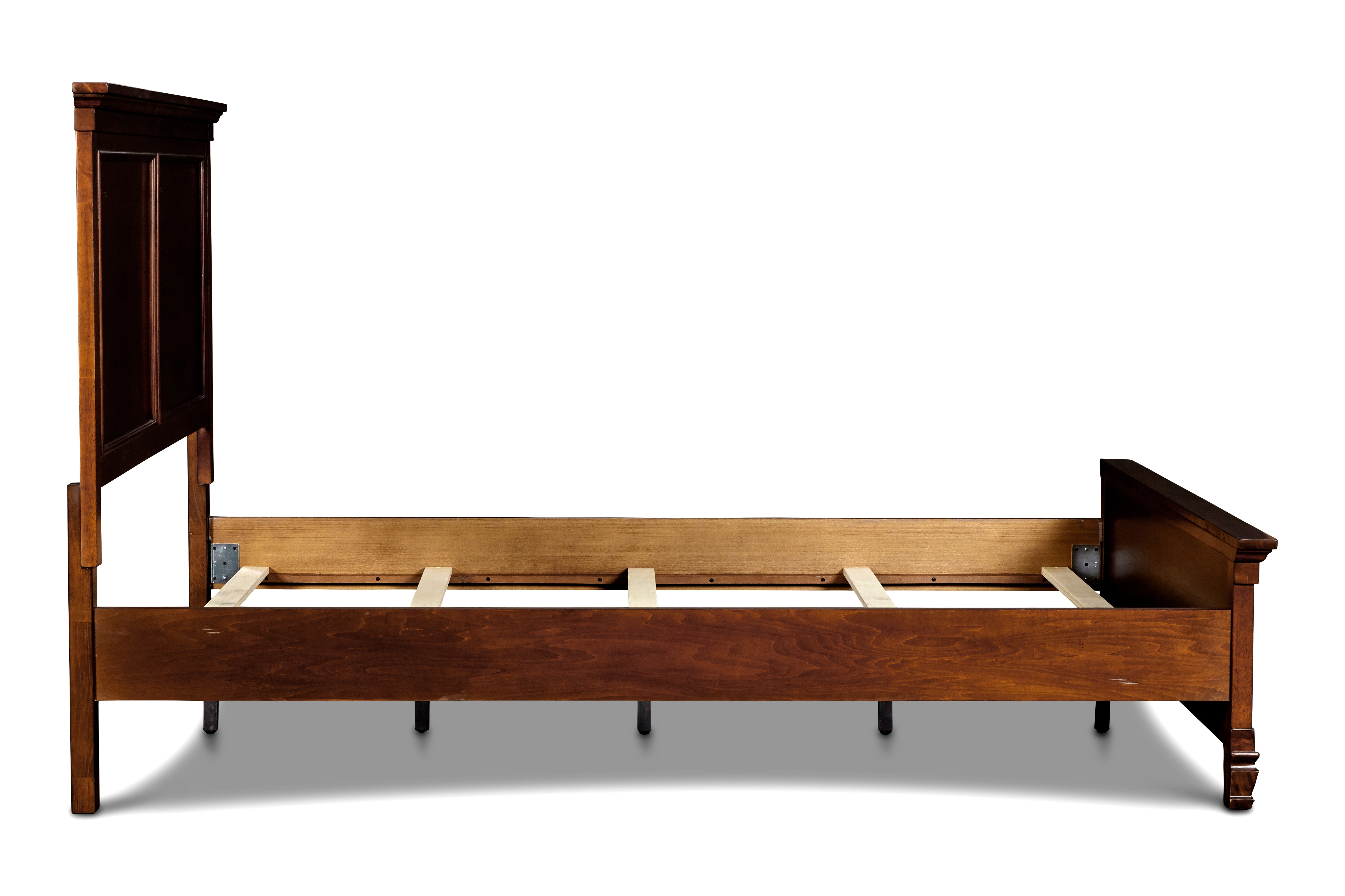 New Classic - Tamarack Queen Bed - Cherry - Dark Brown Wood - Beds - Additional View 3