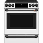 CAFE MATTE WHITE SLIDE-IN ELECTRIC RANGE WITH RADIENT AND CONVECTION - White|Black - Ranges - Additional View 28