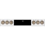 CAFE MATTE WHITE SLIDE-IN ELECTRIC RANGE WITH RADIENT AND CONVECTION - White|Black - Ranges - Additional View 4