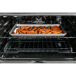 CAFE MATTE WHITE SLIDE-IN ELECTRIC RANGE WITH RADIENT AND CONVECTION - White|Black - Ranges - Additional View 9