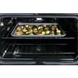 CAFE MATTE WHITE SLIDE-IN ELECTRIC RANGE WITH RADIENT AND CONVECTION - White|Black - Ranges - Additional View 11
