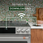 CAFE MATTE WHITE SLIDE-IN ELECTRIC RANGE WITH RADIENT AND CONVECTION - White|Black - Ranges - Additional View 14