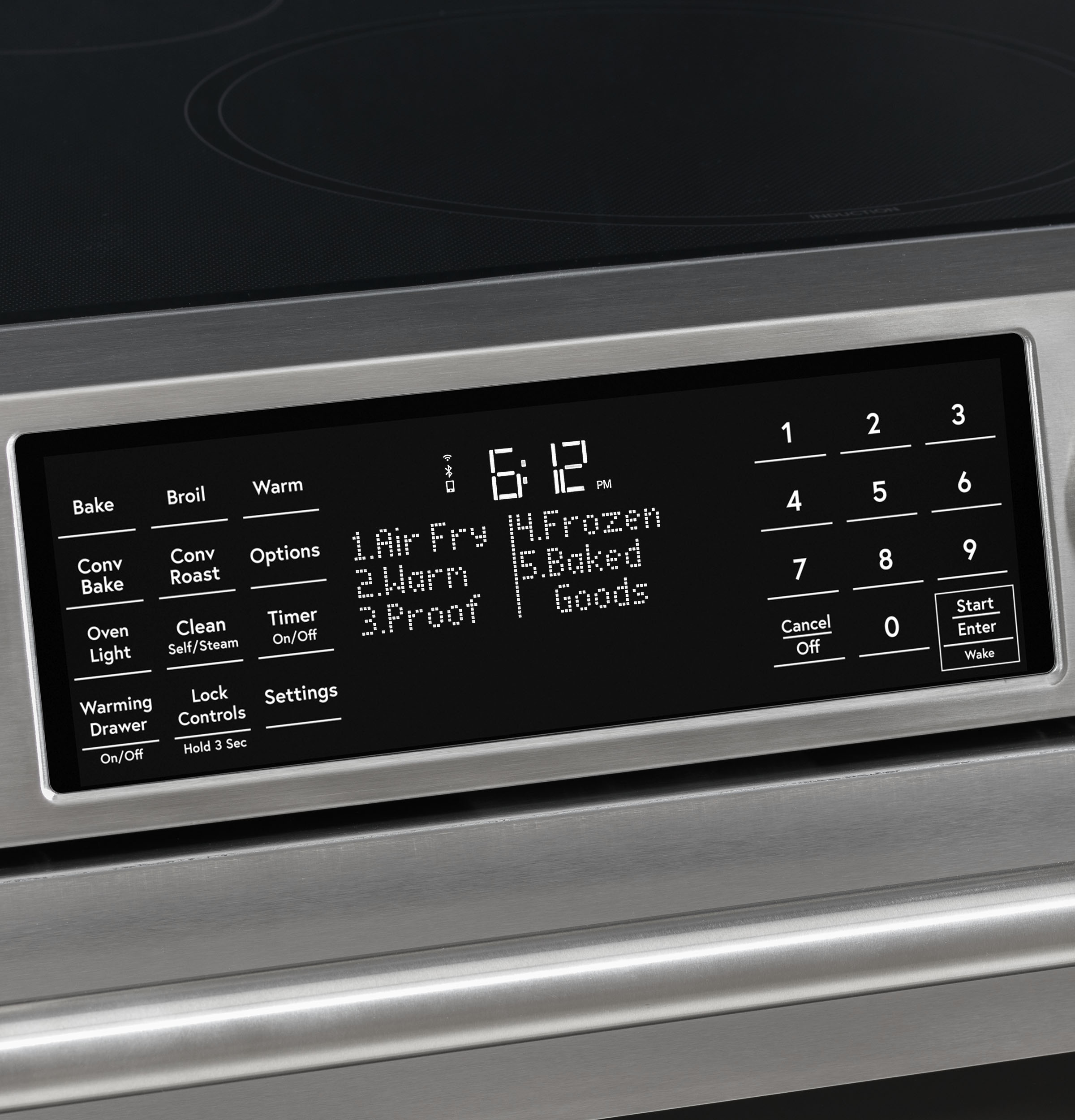 CAFE MATTE WHITE SLIDE-IN ELECTRIC RANGE WITH RADIENT AND CONVECTION - White|Black - Ranges - Additional View 21