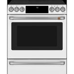 CAFE MATTE WHITE SLIDE-IN ELECTRIC RANGE WITH RADIENT AND CONVECTION - White|Black - Ranges - Additional View 26