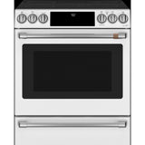 CAFE MATTE WHITE SLIDE-IN ELECTRIC RANGE WITH RADIENT AND CONVECTION - White|Black - Ranges - Additional View 26