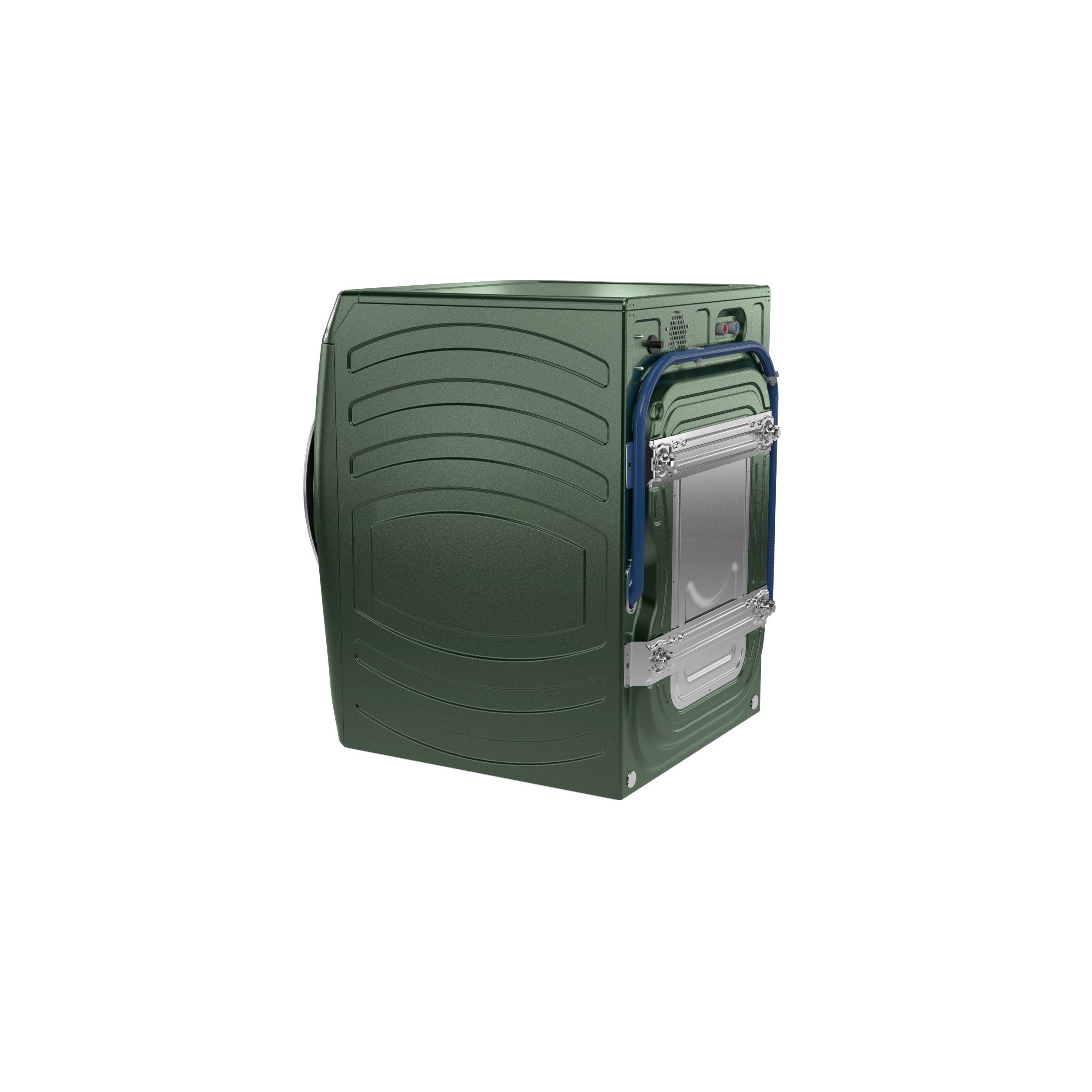GE JADE GREEN FRONT LOAD 5.5CU SMART WASHER WITH STEAM - Dark Green - Washers - Additional View 32