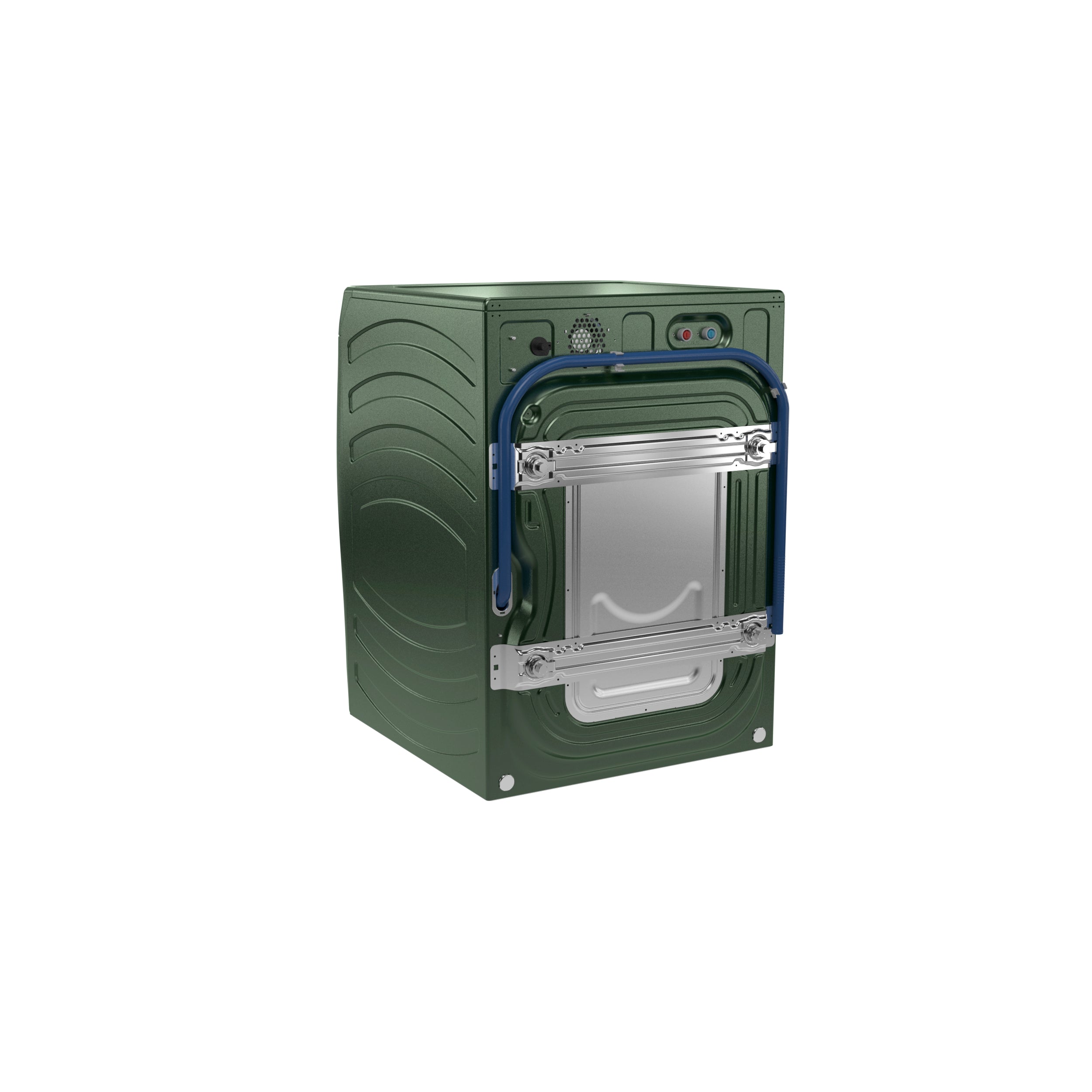 GE JADE GREEN FRONT LOAD 5.5CU SMART WASHER WITH STEAM - Dark Green - Washers - Additional View 34