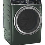 GE JADE GREEN FRONT LOAD 5.5CU SMART WASHER WITH STEAM - Dark Green - Washers - Additional View 3