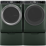 GE JADE GREEN FRONT LOAD 5.5CU SMART WASHER WITH STEAM - Dark Green - Washers - Additional View 8