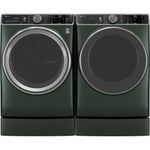 GE JADE GREEN FRONT LOAD 5.5CU SMART WASHER WITH STEAM - Dark Green - Washers - Additional View 9