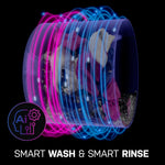 GE JADE GREEN FRONT LOAD 5.5CU SMART WASHER WITH STEAM - Dark Green - Washers - Additional View 12