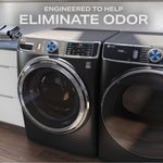 GE JADE GREEN FRONT LOAD 5.5CU SMART WASHER WITH STEAM - Dark Green - Washers - Additional View 18