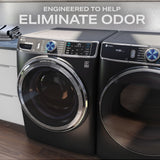 GE JADE GREEN FRONT LOAD 5.5CU SMART WASHER WITH STEAM - Dark Green - Washers - Additional View 18