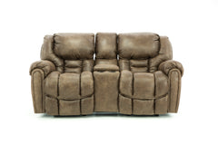 Baxter Reclining Loveseat With Console - Mocha
