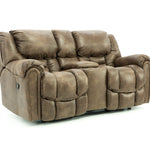 Baxter Reclining Loveseat With Console - Mocha - Additional View 1