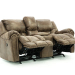 Baxter Reclining Loveseat With Console - Mocha - Additional View 6