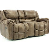 Baxter Power Loveseat With Console - Mocha - Additional View 1