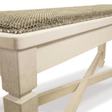 Ashley Furniture - Bolanburg Dining Room Bench - Beige Fabric|Wood - Benches - Additional View 8