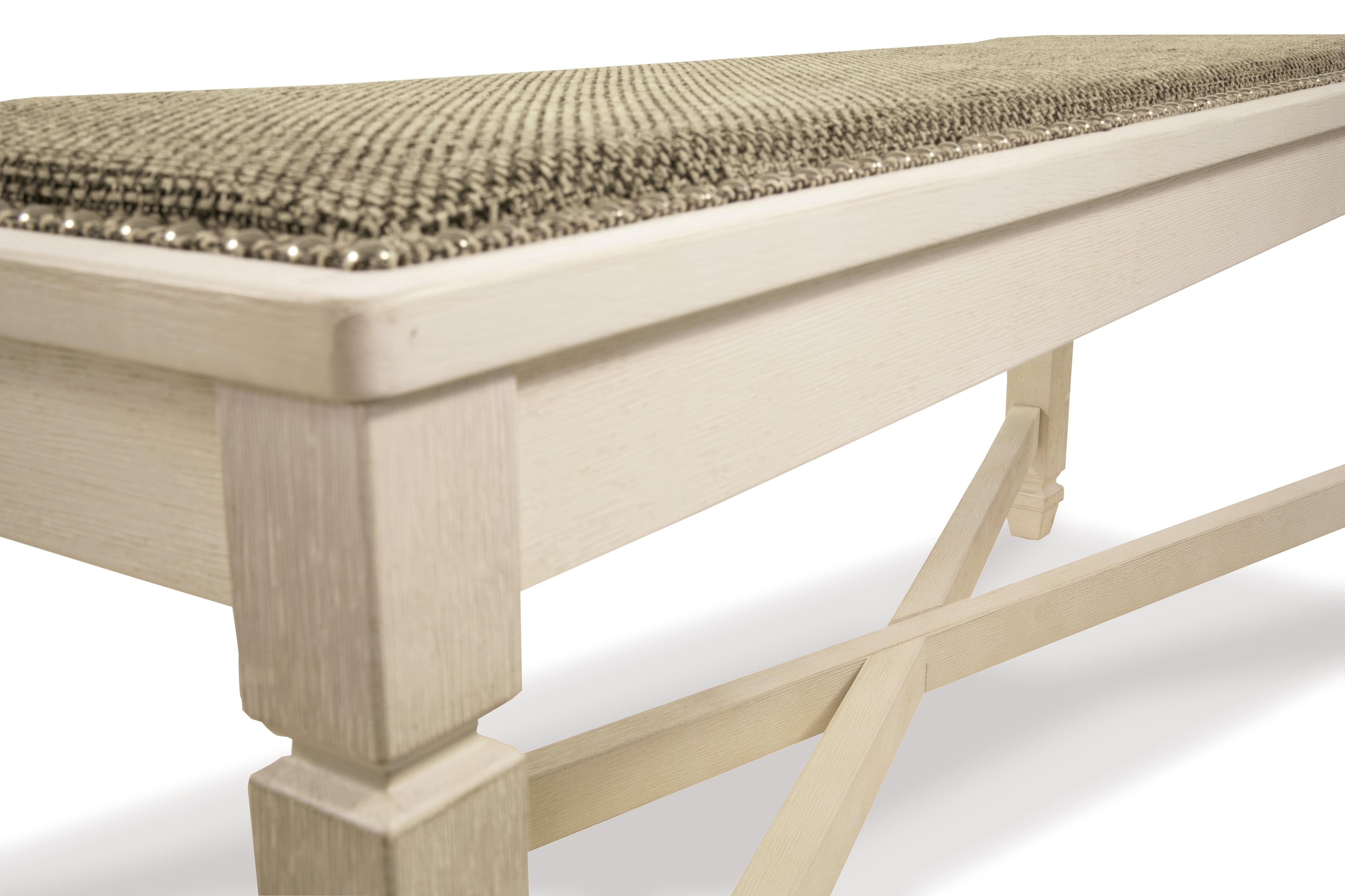 Ashley Furniture - Bolanburg Dining Room Bench - Beige Fabric|Wood - Benches - Additional View 8