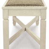 Ashley Furniture - Bolanburg Dining Room Bench - Beige Fabric|Wood - Benches - Additional View 9