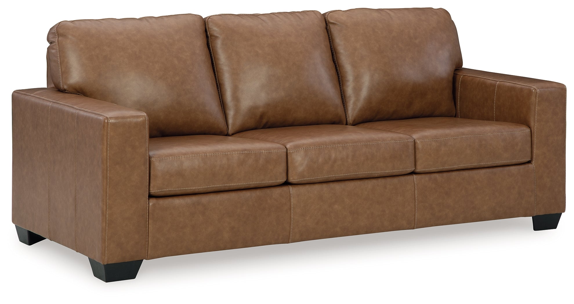 Ashley Furniture - Bolsena Caramel Leather Sofa - Light Brown Leather Match - Sofas - Additional View 2