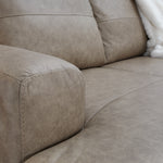 Ashley Furniture - Amuleto Desert Sectional - Beige Leather Match - Sectionals - Additional View 2