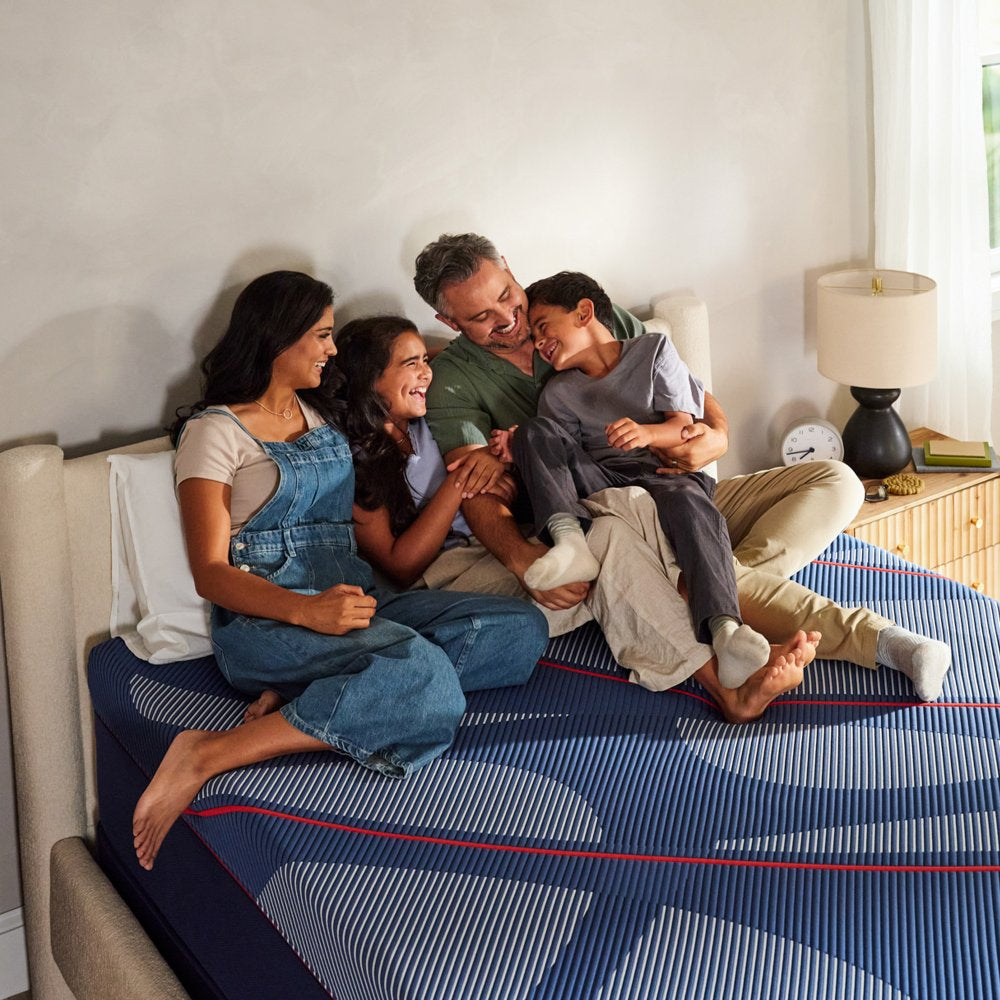 Tempur Sealy - ALBANY II HYBRID MEDIUM TWIN XL MATTRESS - Blue Fabric - Mattresses - Additional View 8