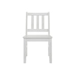 Elements International - KIDS 5PC TABLE AND CHAIR SET - White Wood - Dining Room Sets - Additional View 4